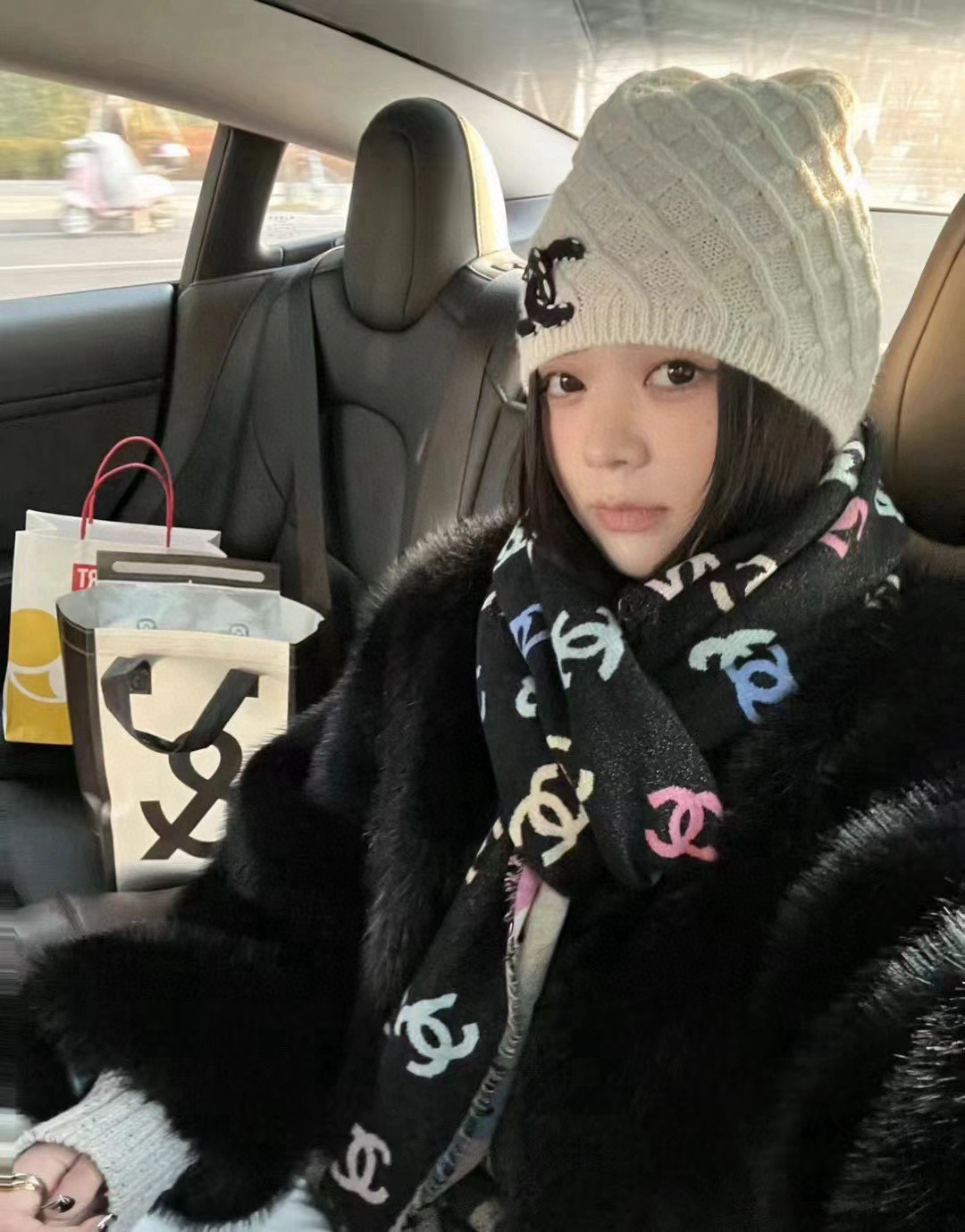 샤넬 스카프