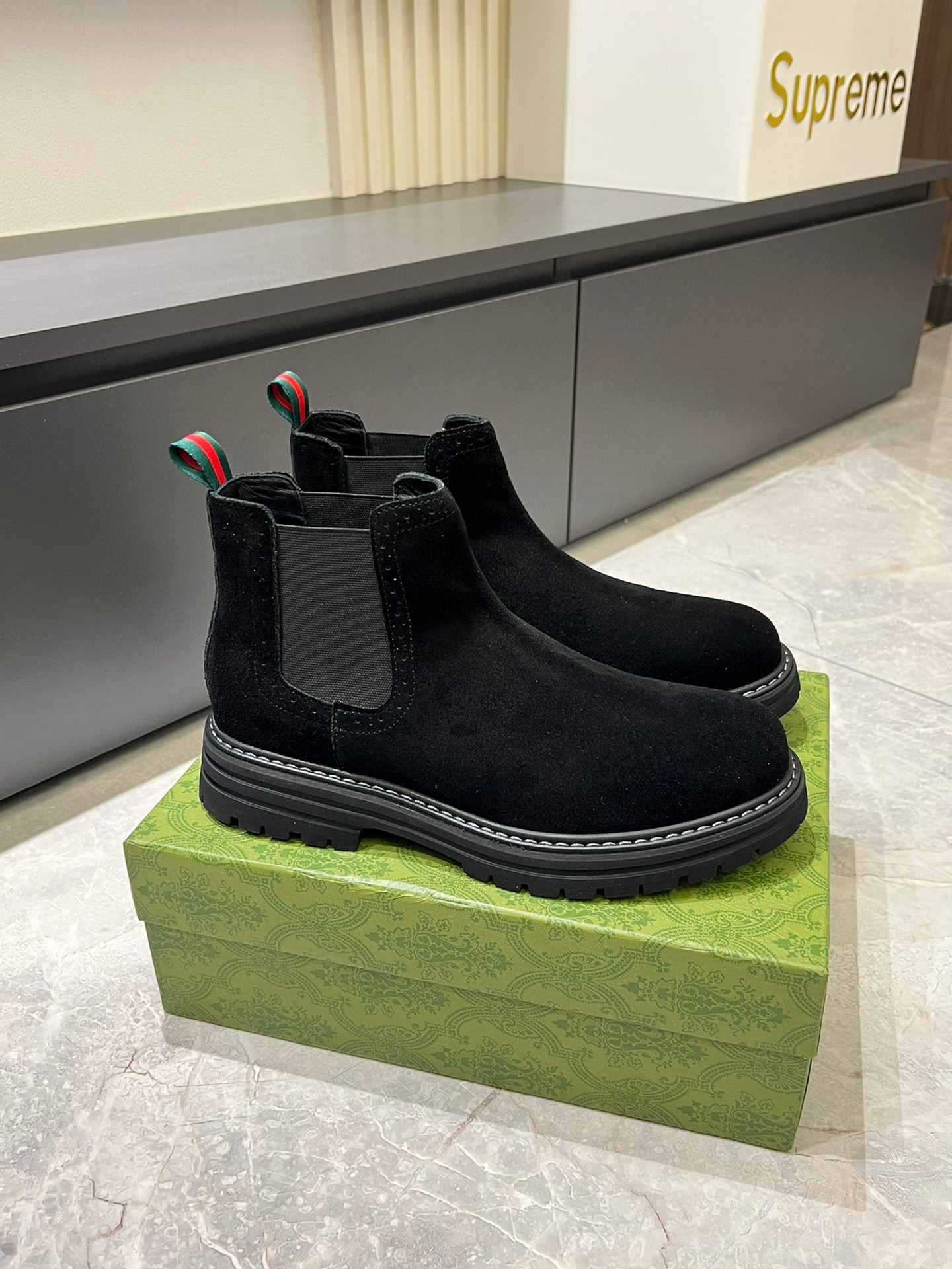 구찌 남자 부츠