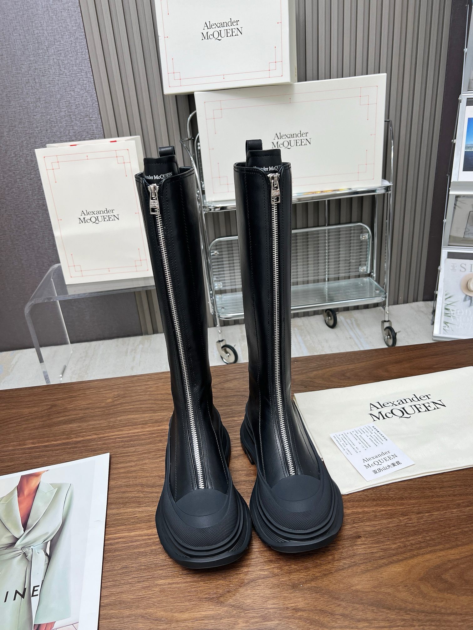 알렉산더왕 맥퀸 여자 부츠