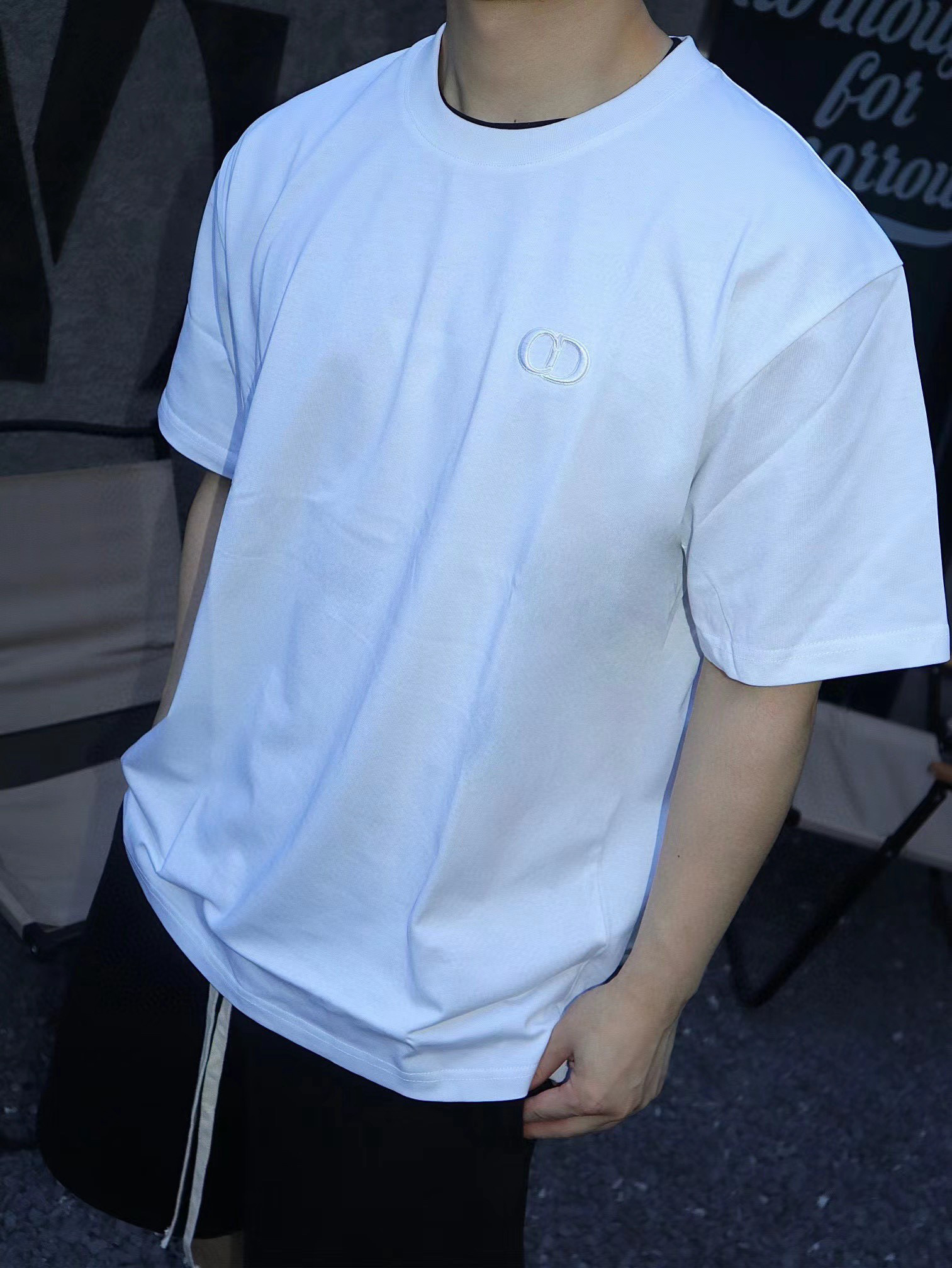디올 남자 반팔티