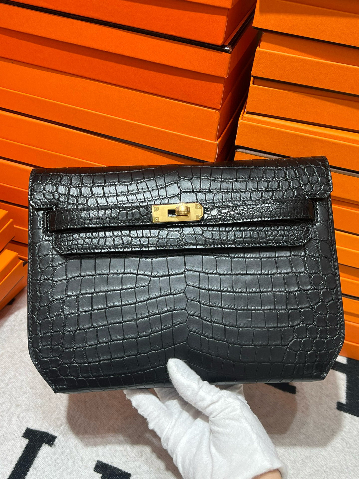 에르메스 켈리 데페슈 클러치백겸크로스백