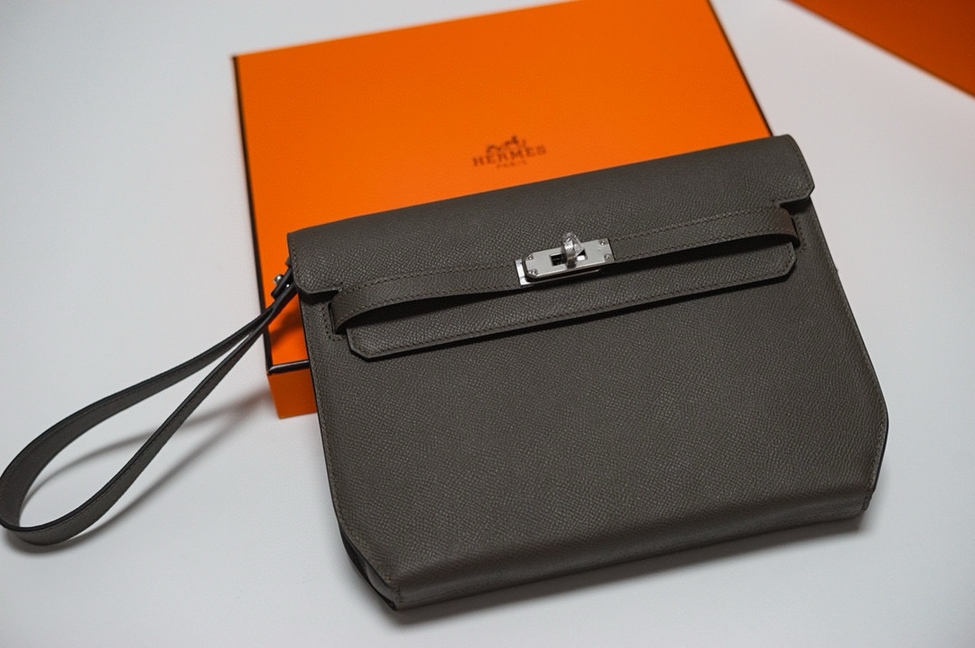 에르메스 클러치겸크로스백 켈리 데페슈