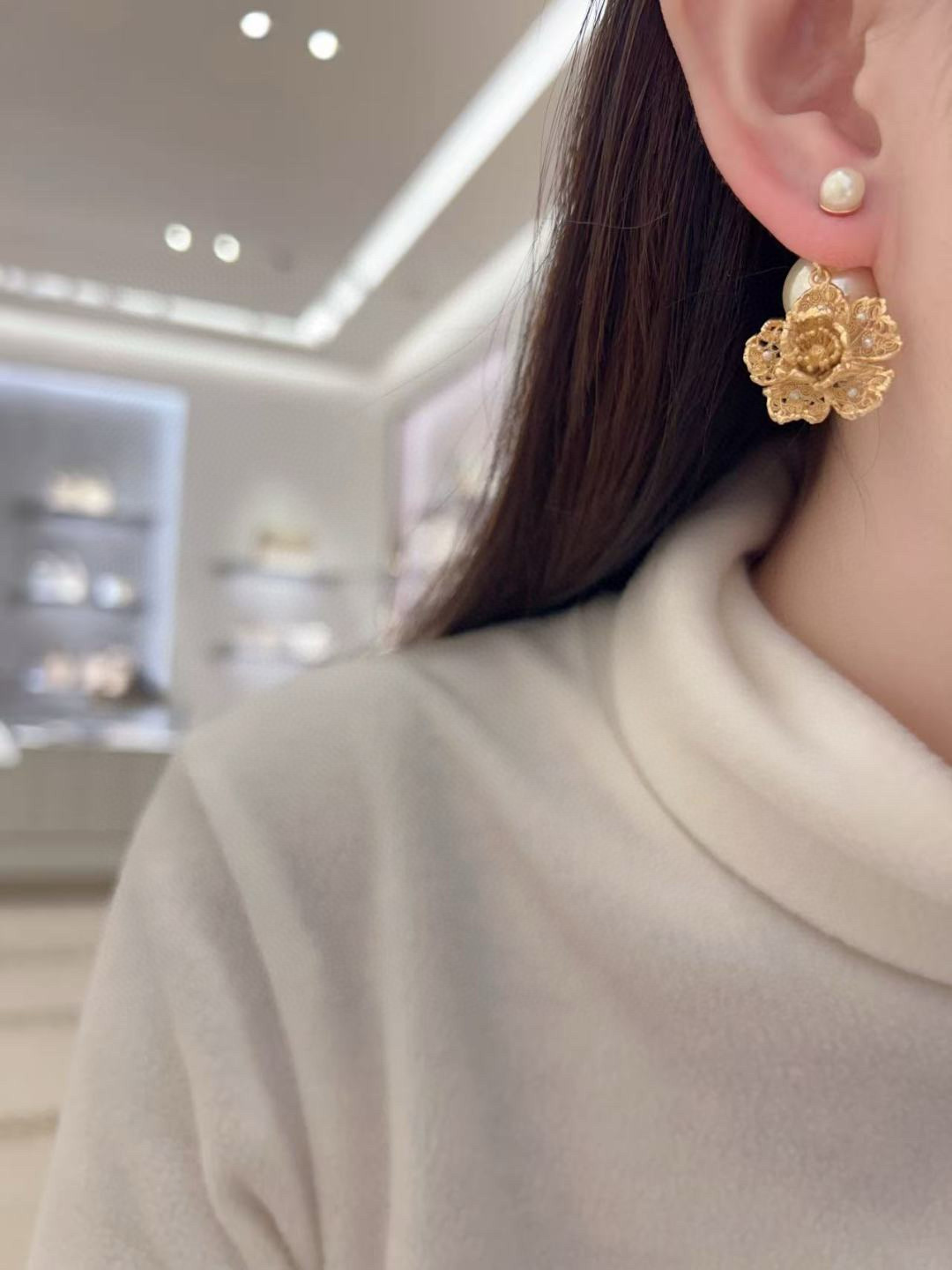 디올 귀걸이