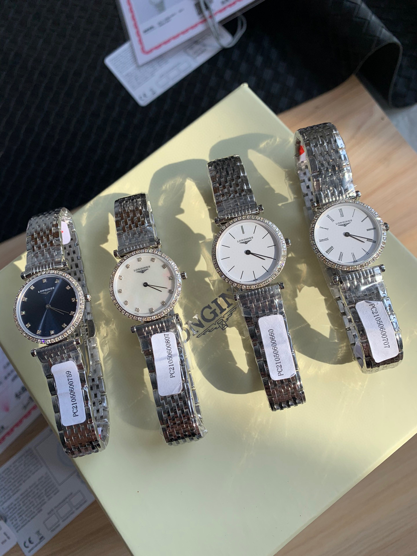 론진  미러급 여자 시계