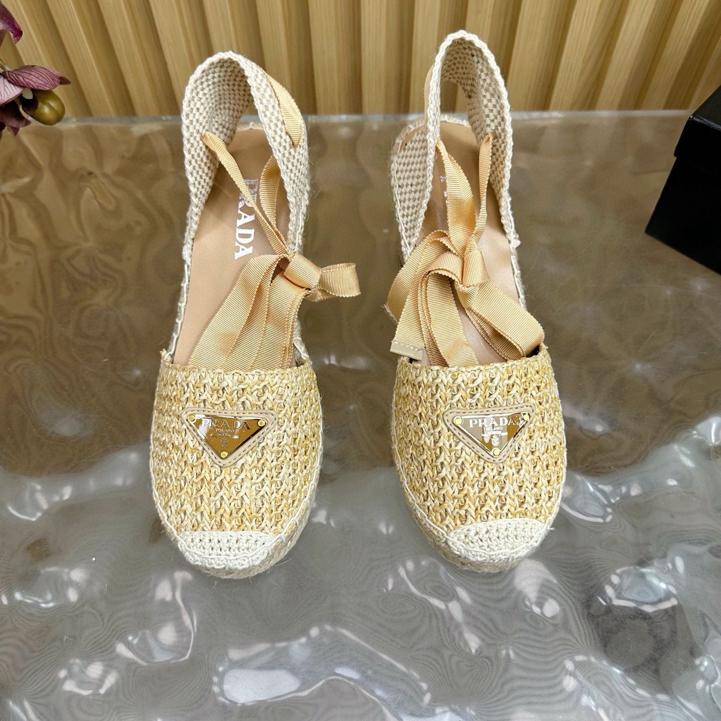 프라다 8.5cm 여자 신발 구두