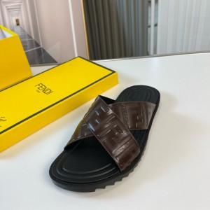 펜디 남자 슬리퍼