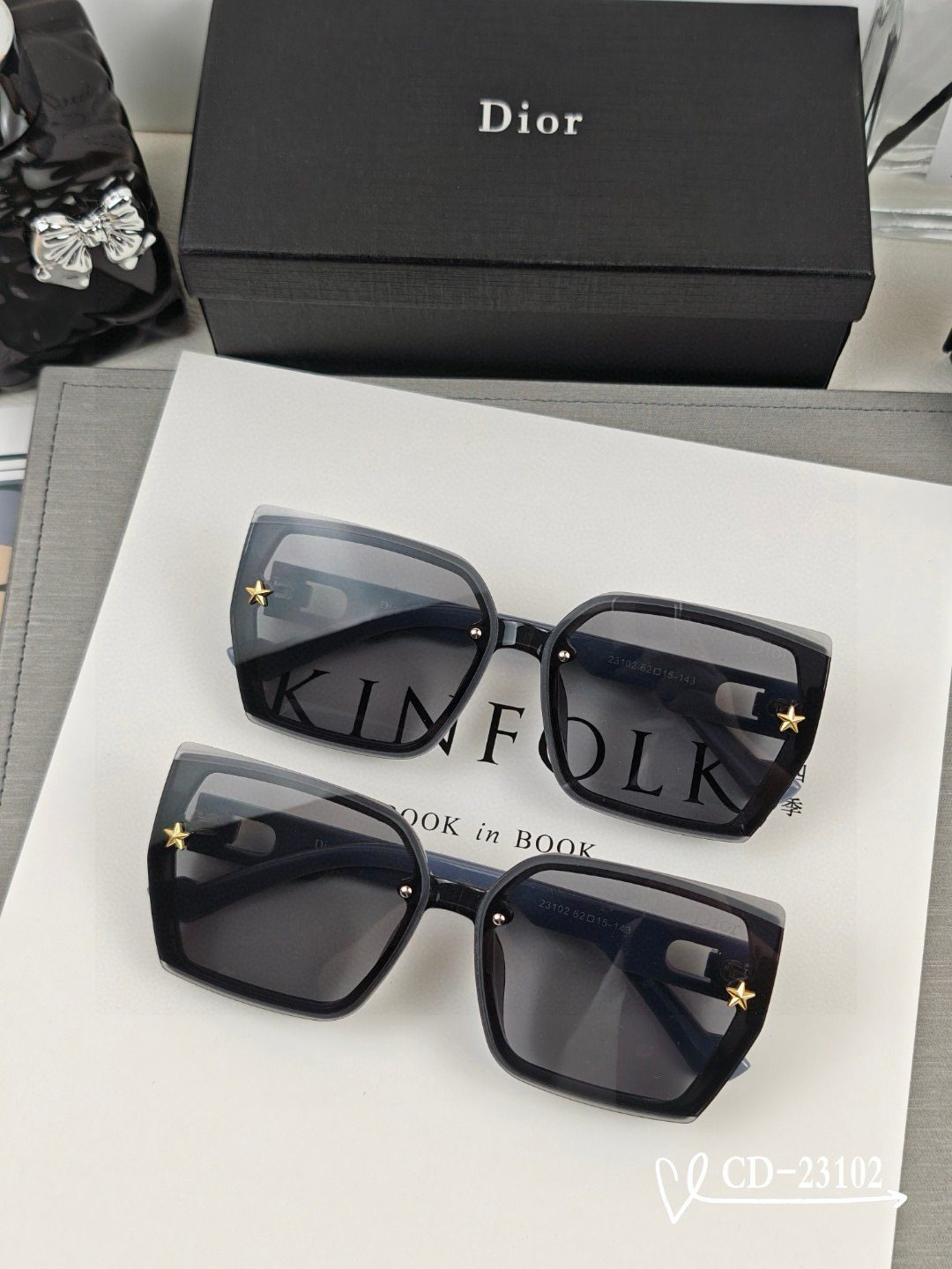 디올 2컬러 선글라스