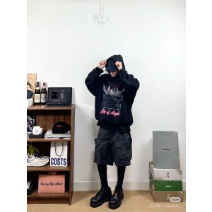 발렌시아가 남녀공용 후드티