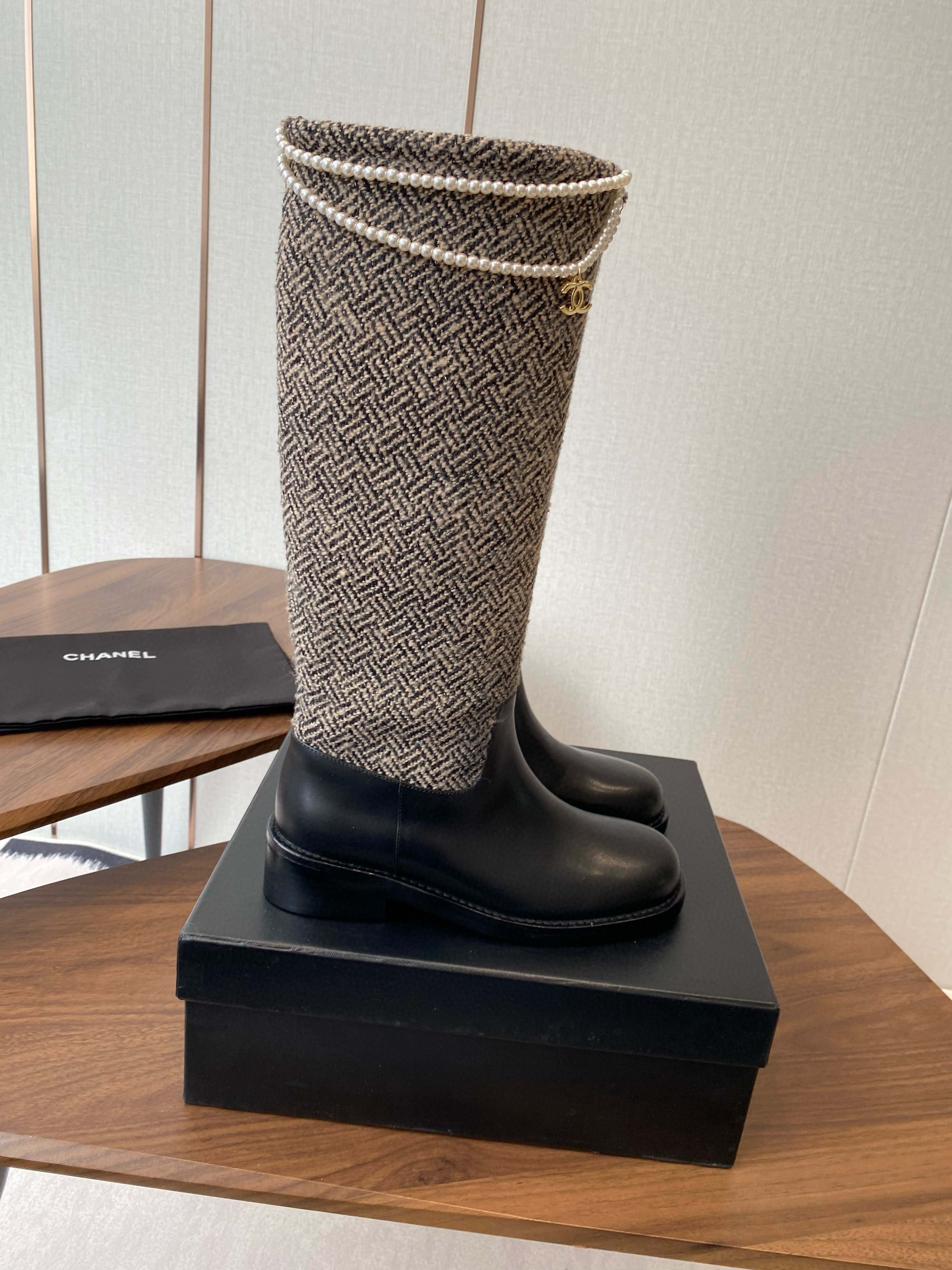 샤넬 여자 부츠