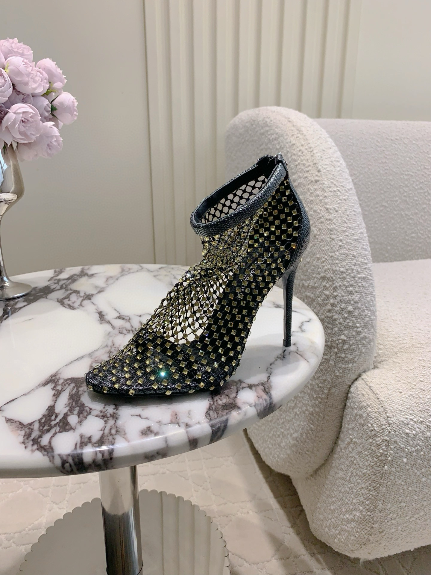 돌체앤가바나 9.5CM 여자 부츠