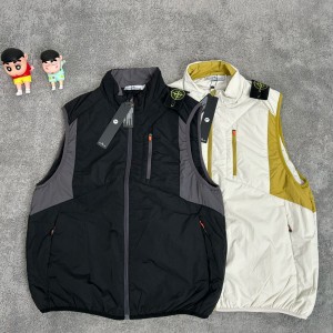 스톤아일랜드 2컬러 남자 조끼