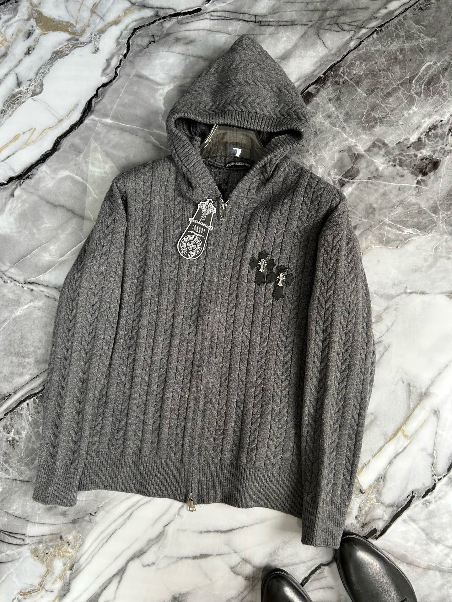 크롬하츠 3컬러 남자 가디건