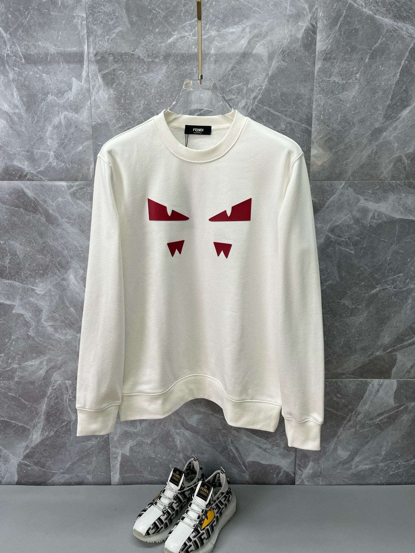 펜디 3컬러 남자 맨투맨 후드티