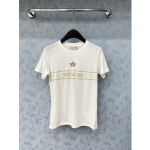 디올 2컬러 여자 반팔