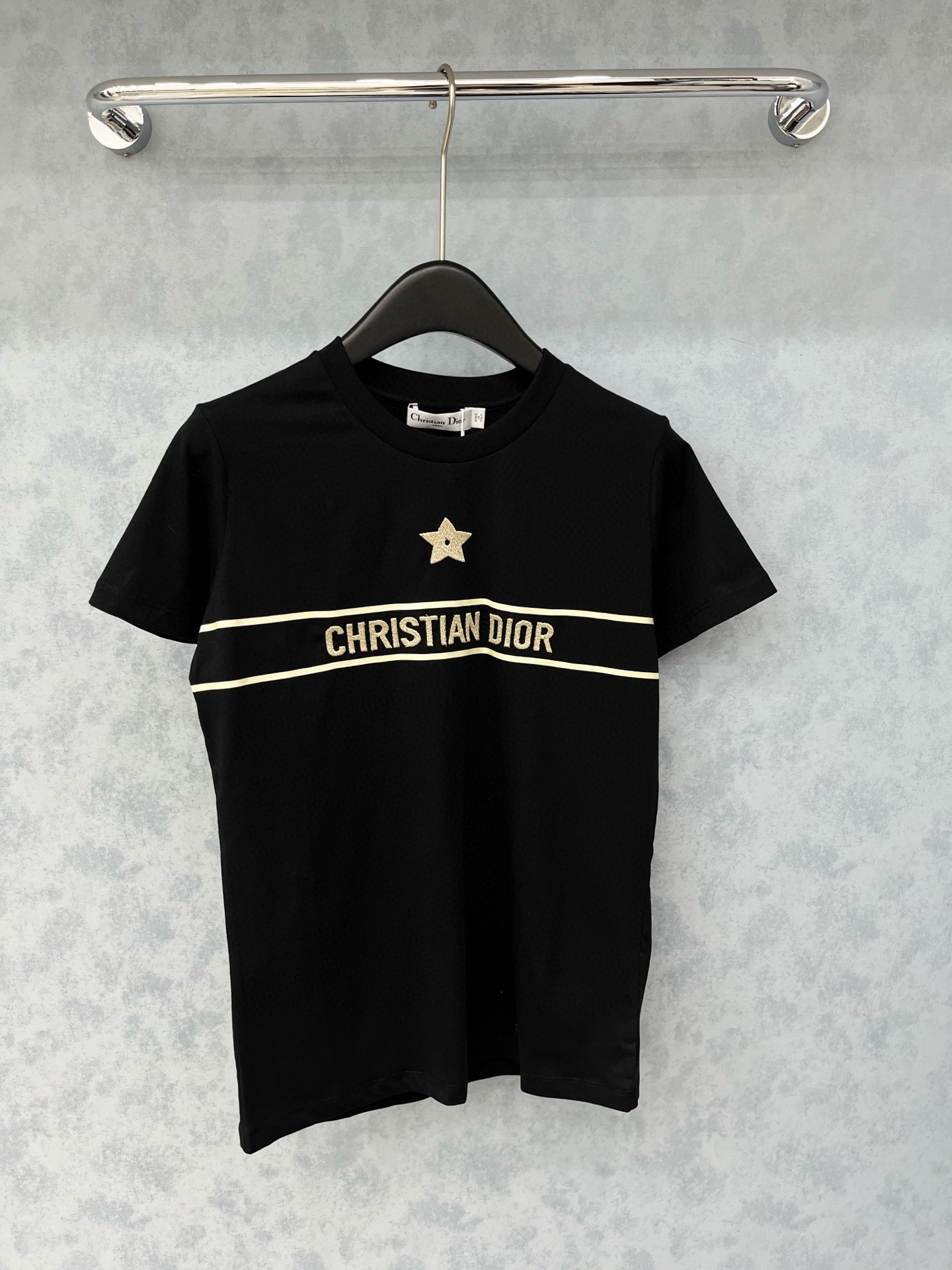 디올 2컬러 여자 반팔